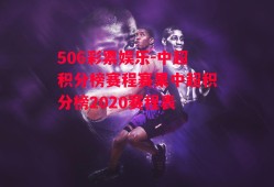 506彩票娱乐-中超积分榜赛程赛果中超积分榜2020赛程表